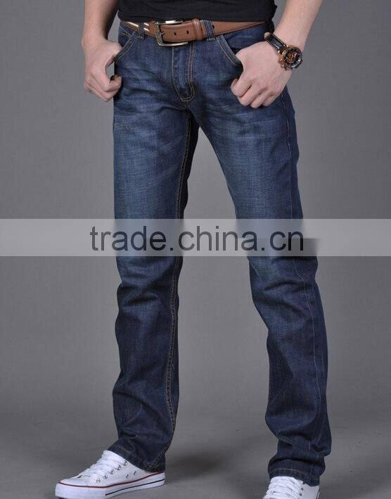 european-styled denim jeans straight jeans men baggy jeans
