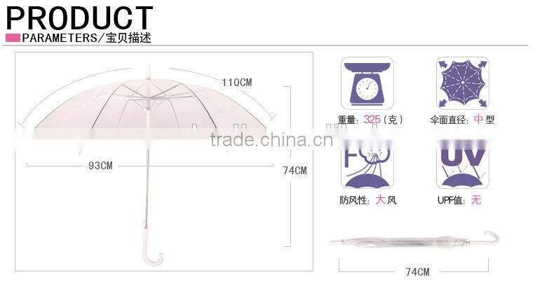 2014 HOT eco-friendly umbrella-poe pvc eva umbrella