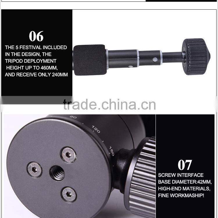 Mini tripod camera photo tripod with panoramic head for photography