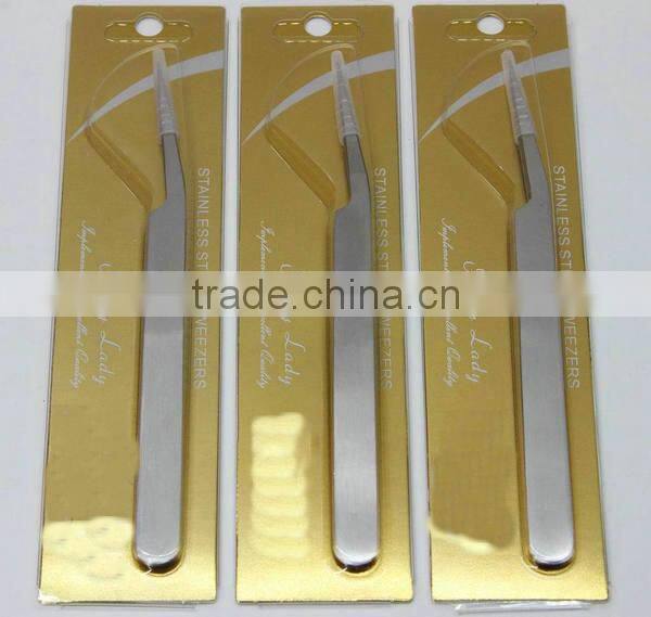 Factory cheap shap pointed eyelash extention tweezer