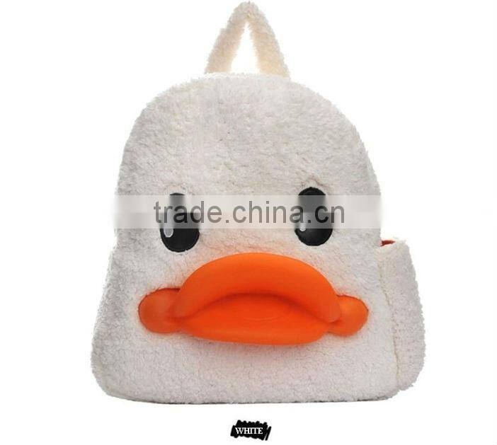 Duck mouth school backpack bag for girls