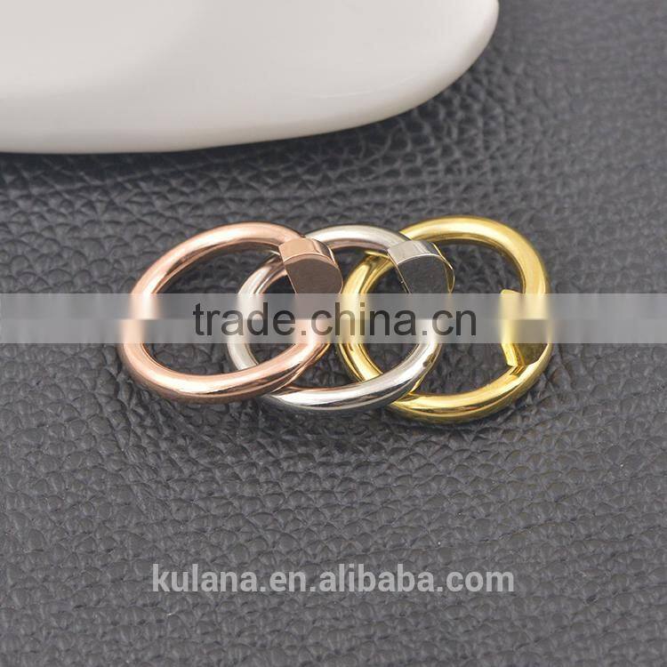 Unusual wedding rings twisted nail rings