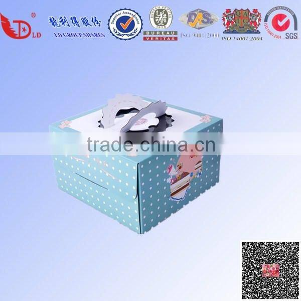 Custom kraft paper cake box christmas cake box wholesale cookie boxes