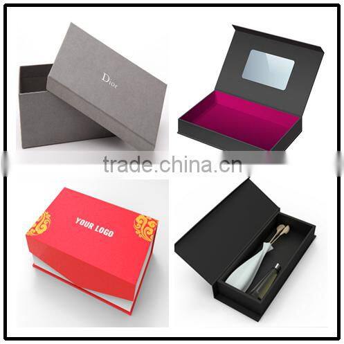 custom luxury paperboard material silvery box,gift box ,shoes box