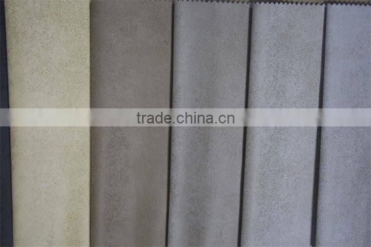 100%polyester microfiber with bronzing and bonding for sofa