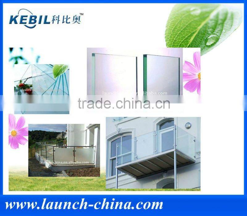 Custom-made tempered glass panel
