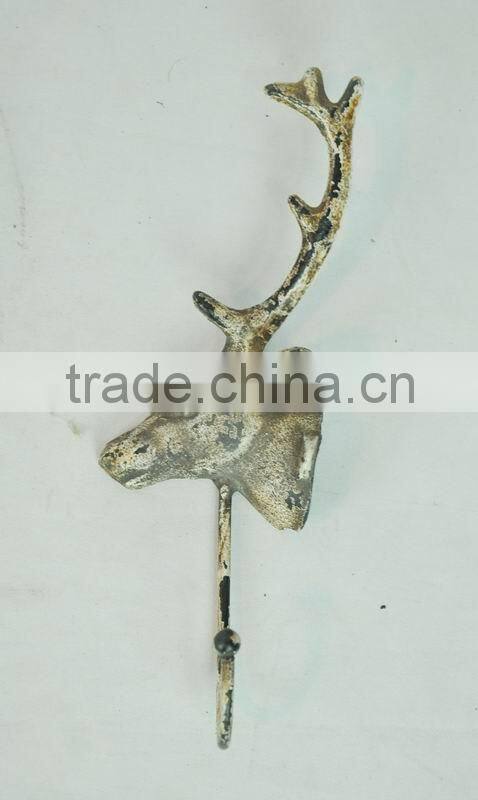 Antique handmade animal wall hook