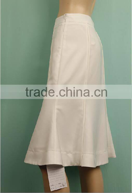 Latest model Dipped hem midi A-line full skirt WS150932769