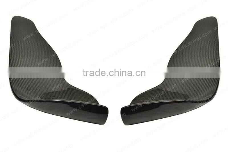 Universal Carbon Fiber Front Bumper Add-on Spoiler Wing