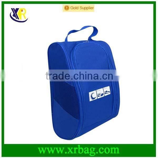 custom reusable portable shoe carrier bag with zipper