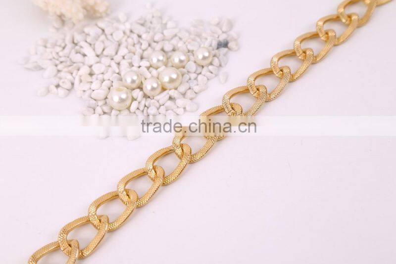 2016 Factory Direct Latest Technology Sell Multi-Surface Grinding Embossed Aluminum Chain