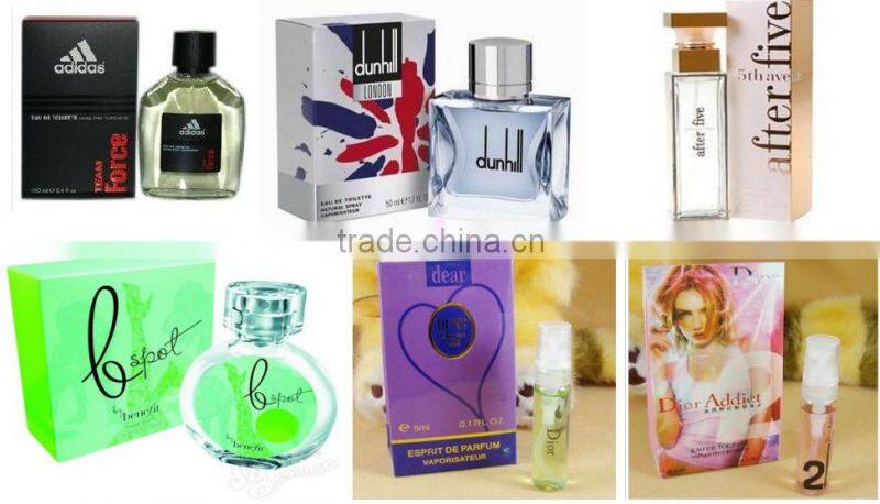 Promotion famous brand perfume box packaging customized wholesales china supplier