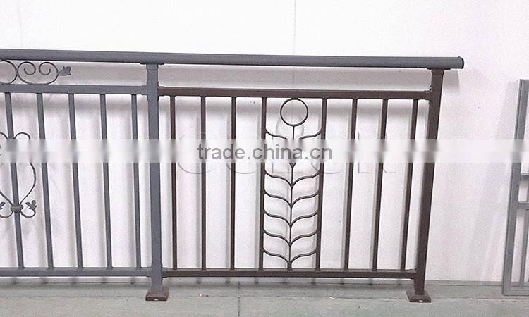 High quality balcony railing /iron grill design for veranda