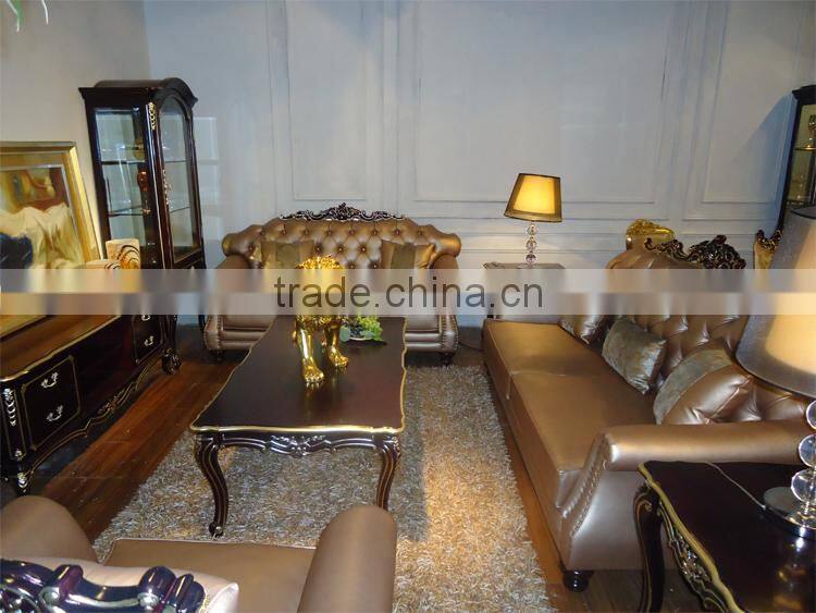 high quality 554# antique classic leather sofa