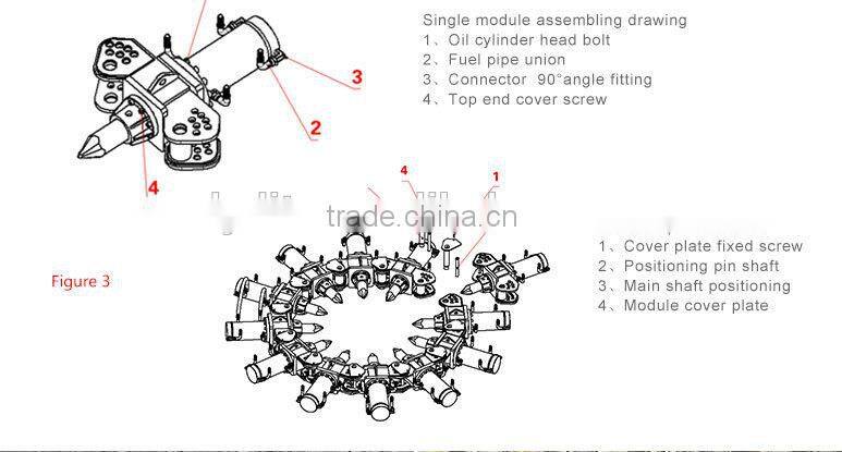 construction tooling hydraulic pile breaker