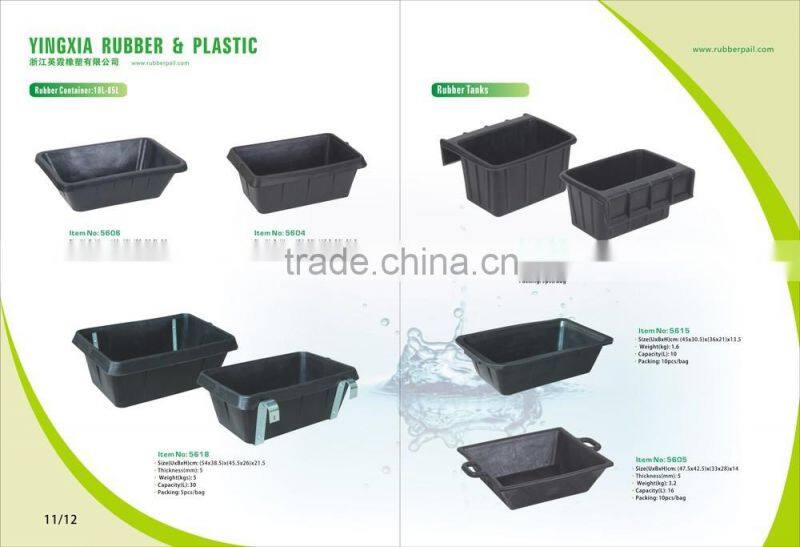 22L Original PE Plastic Universal Buckets with steel handle