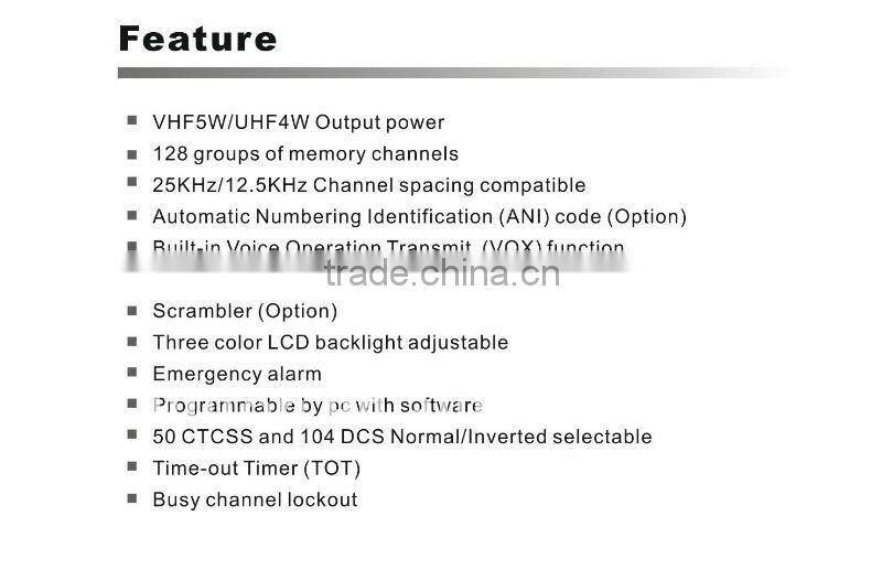 Weierwei Two Way Radio 3288S 2 Way Radio with CTCSS/DCS
