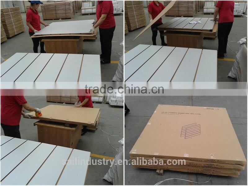 melamine mdf slatwall