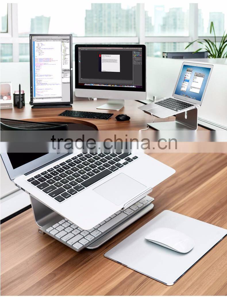 Aluminium notebook computer stand metal laptop stand