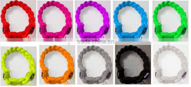 Triple Braided Neon Cord Bracelet