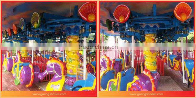 So Joyful ! China manufacture flying sea horse kids swing carnival rides for sale