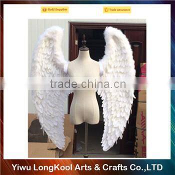 Hot sale snow white large feather angel fairy wings