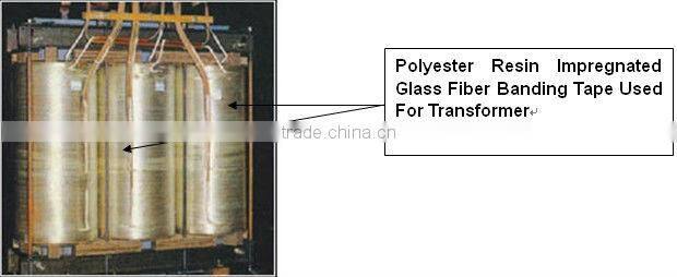 Electrical Used Insulation Glass Fiber Banding Tape For Transformer