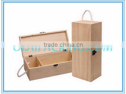 up-market light wood wine box wholesale