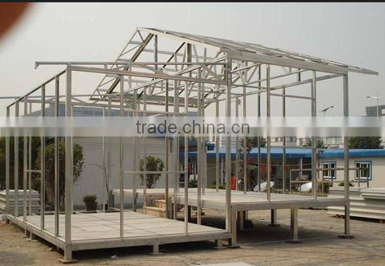 Leading level prefabricated villa steel good service