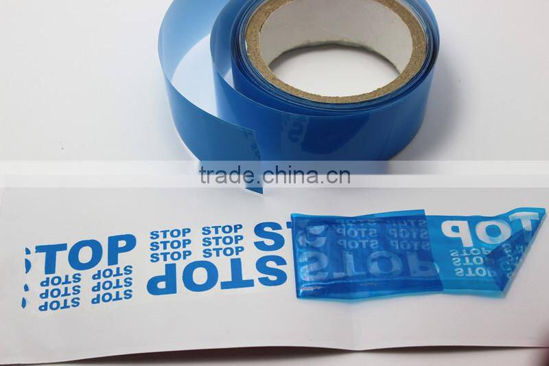Anti-tampering security bag sealing tapes