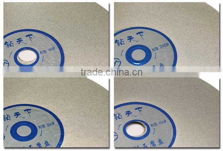 Diamond Coated 6 inch Flat Lap Wheel Lapidary Lapping Polishing Disc Lapidary Tools Jade Agate Amethyst Stone Tourmaline Opal