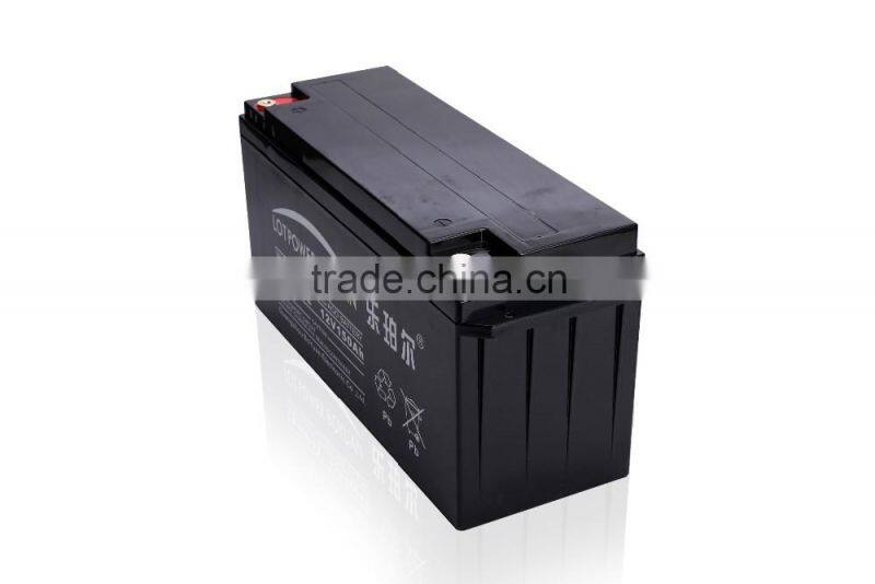 CE ROHS 12v 150ah Battery Rechargeable Emergency Light Batteries