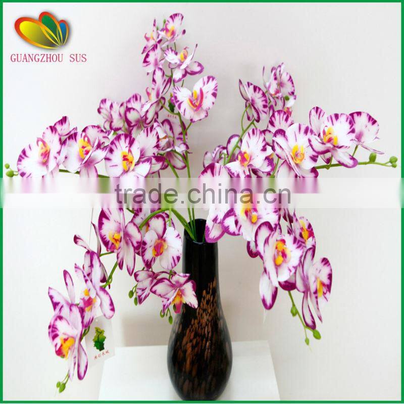 wholesale real touch high quality artificial orchid flowers fake orchid flowers PU orchid flowers