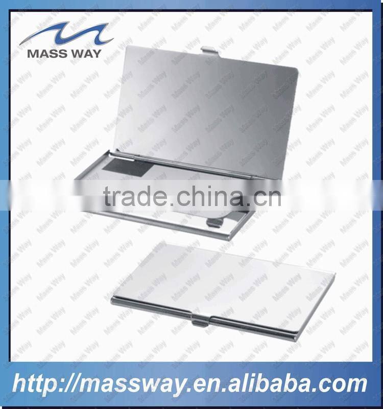 high grade novelty metal heart shape credit name card holder