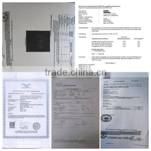 printed disposable paper coffee cups 300ML