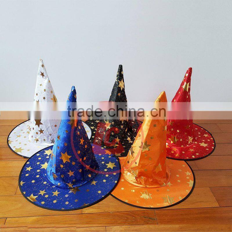 custom wholesale witch hat colorful women's hat halloween witch hat