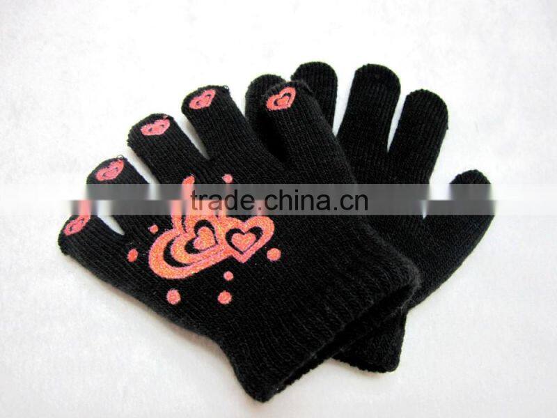 good quanlity knit softtextile winter finger gloves