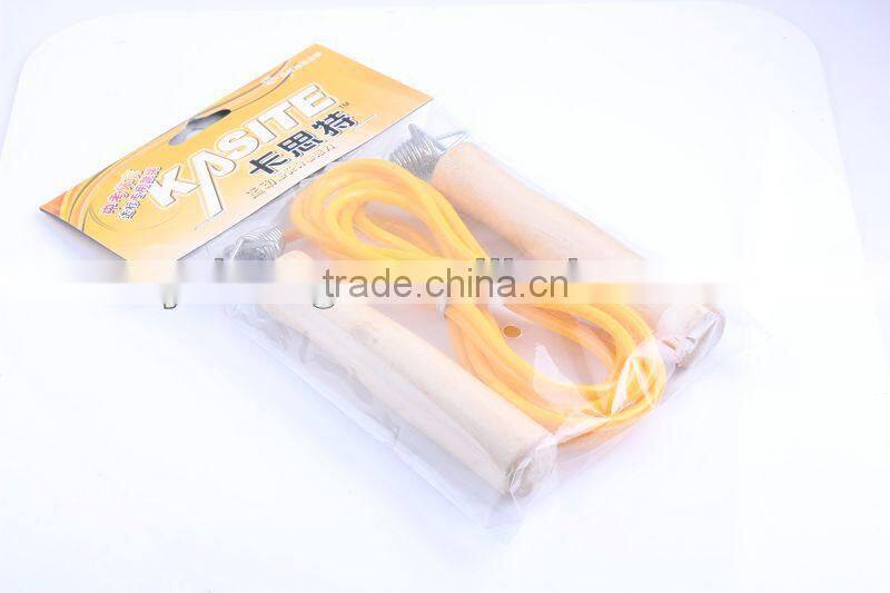 PVC Skipping rope Jump rope with wooden handles