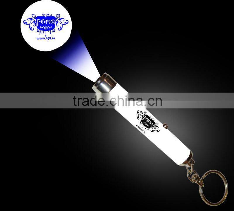 Large inventory for sale cheap projector flashlight keychain