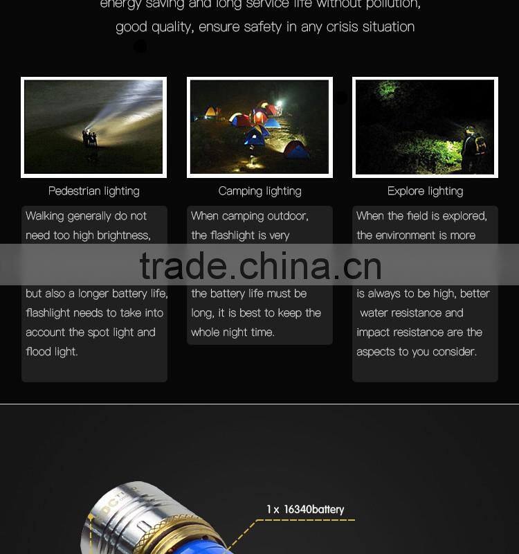 Home charging light models Silver XPG Q5 16340 battery mini led cooler light
