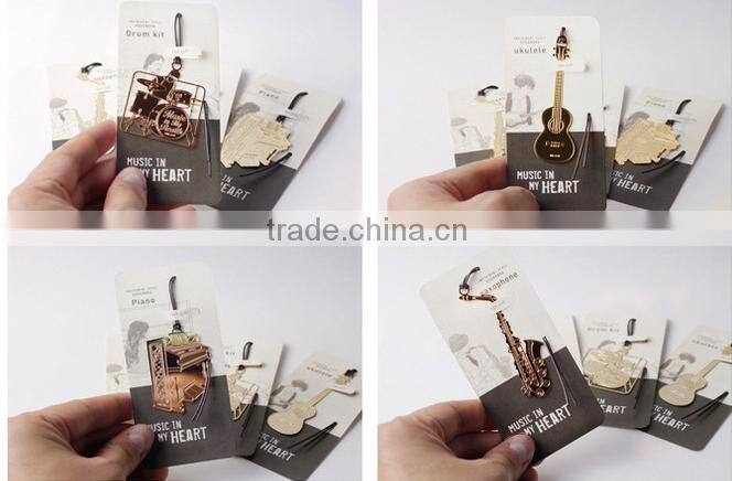 new arrivals lovely free printable inapiration creative metal music instrument shape korean bookmark for books