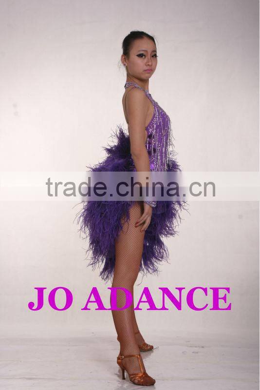 Latin dance dress dance competition dress Latin dance skirt Tights