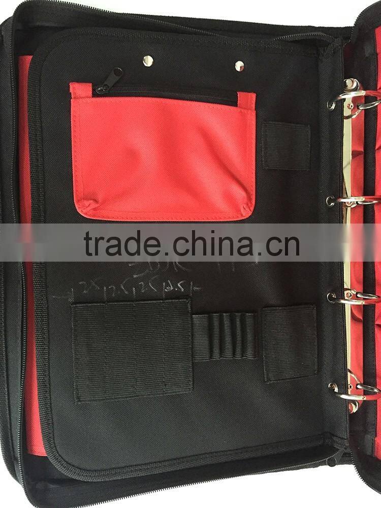 Waterproof 600D Polyester Tool Tote Bag Case, Zippered Tool Kit Set Bag