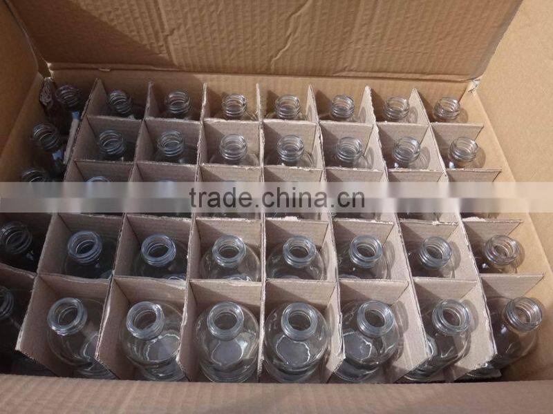 Coating Color Pumpkin Shape Watering Can Glass Bottle for garden