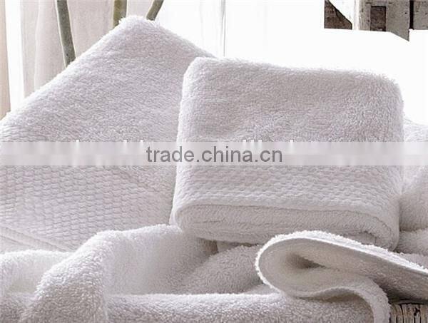 3 Star Hotel Used 32S Soft and Good Water Absorbent White Bath Towels