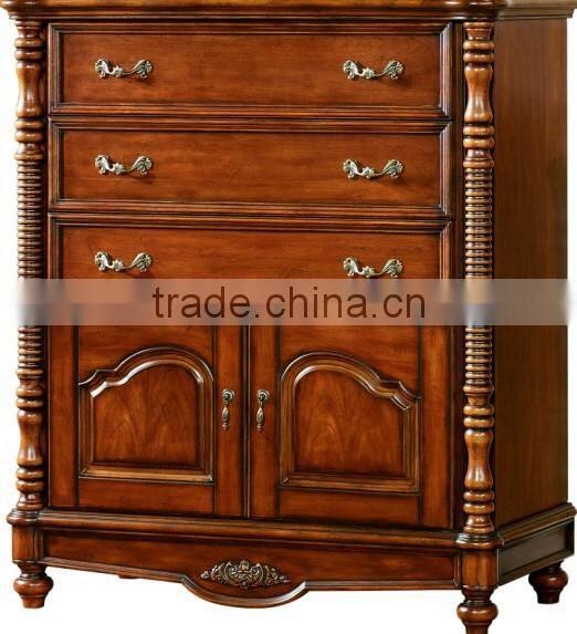 2015 antique design top grade luxury wooden chest furniture
