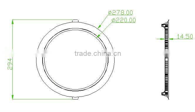 Super Bright Round LED Panel Light, CE Rohs FCC Approved SMD LED Round Panel