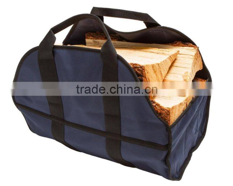 Durable and Large Volume Canvas Log Carrier & Firewood Tote Bag