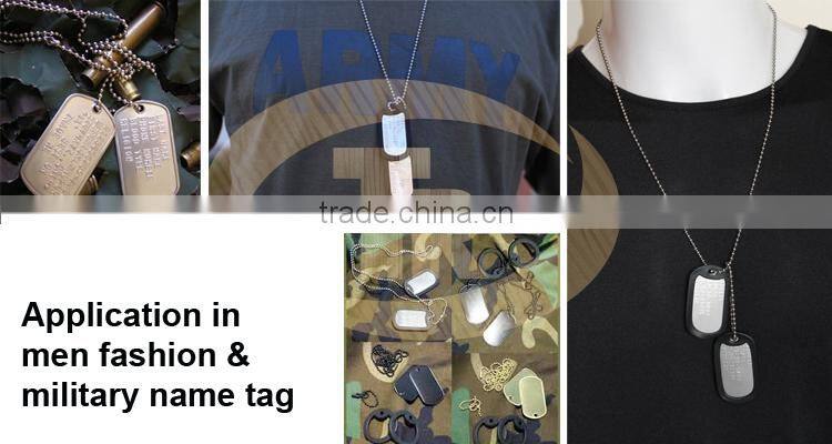 Special stylist new dog tag with chain