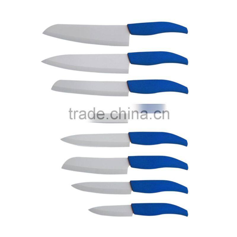 Colorful handle Zirconia Knife 3" Fruit knife, 4" Paring Knife, 5" Utility Knife, 6" Chef Knife, 7" Chef Knife Kitchen Knives